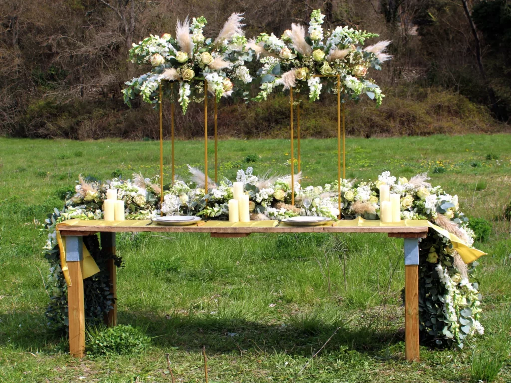 Fleurs de thé rêves - Fleuriste mariage - wedding designer - décoration florale Var et PACA